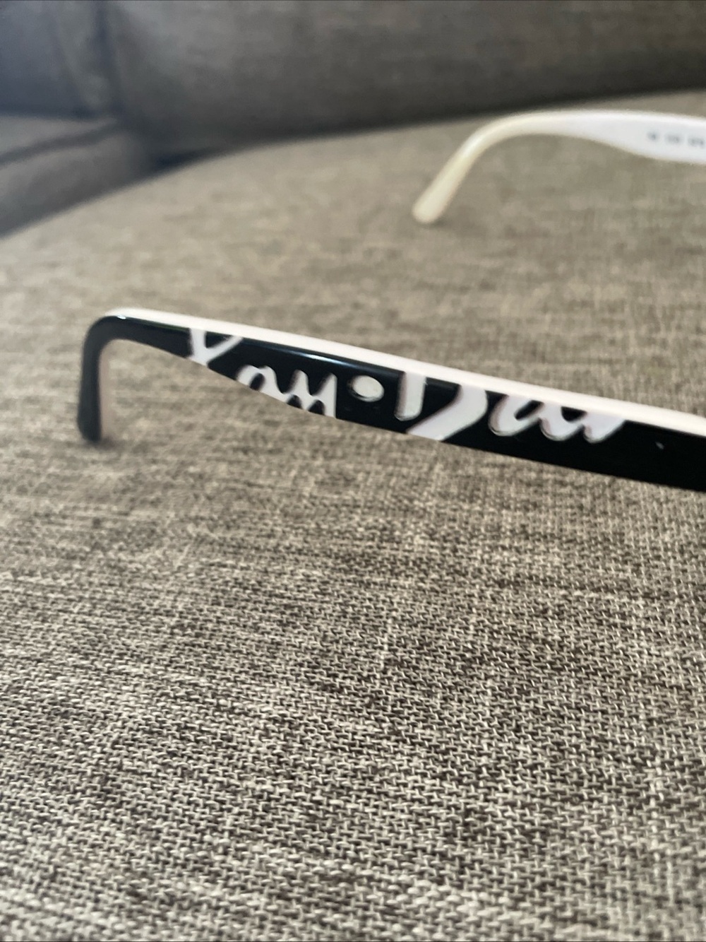Kids Ray Ban Black White Spell out glasses RB1535 3579 48[]16 130